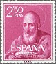 Spain 1960 Characters 2,50 Ptas Red Edifil 1293. España 1960 1293. Uploaded by susofe